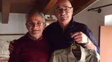 Finalmente insieme. Guerrino Scalmana e Raffaele Minuti: ieri l’incontro dopo 42 anni