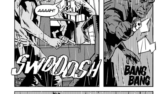 Una delle tavole del numero 850 di Diabolik