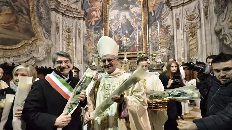Ceri e Rose, la cerimonia a San Francesco