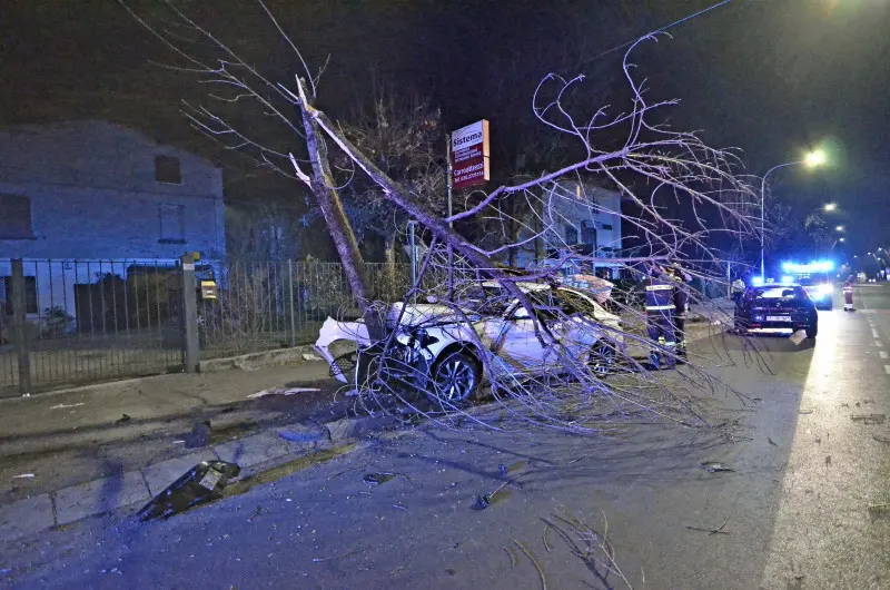 Incidente nella notte a Gussago