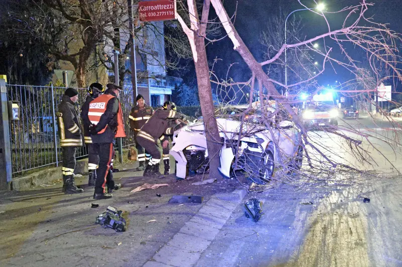 Incidente nella notte a Gussago