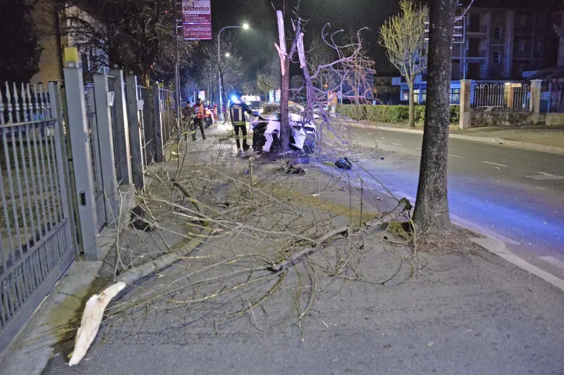 Incidente nella notte a Gussago