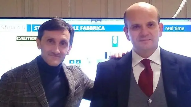 Alla guida. Ivan Losio e Alberto Mazzoleni alla guida di Sei Consulting-Sfida Italia 4.0