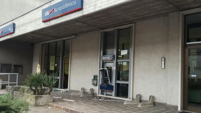 Il bancomat saltato a Remedello