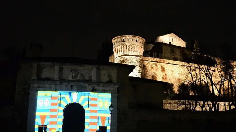 Le luci. Una suggestiva immagine della scorsa edizione di CidneOn