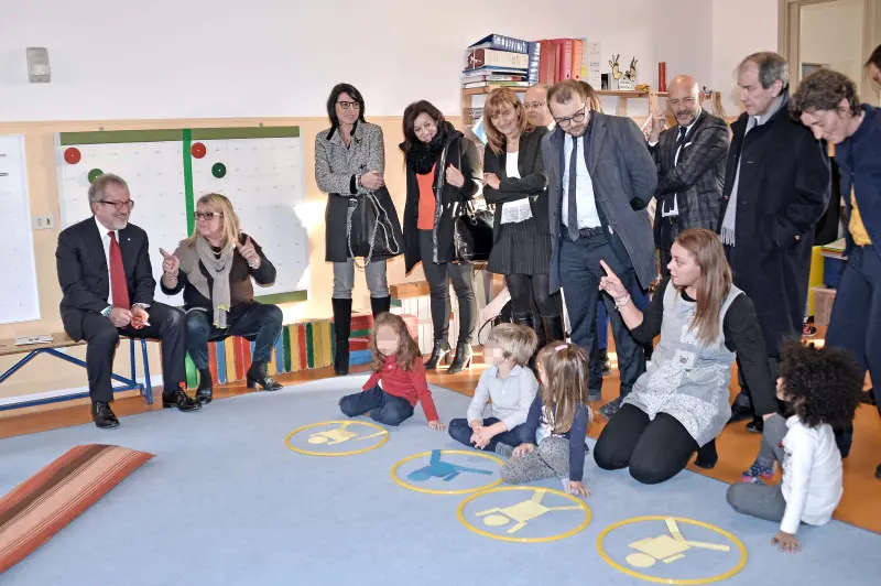 La visita di Roberto Maroni alla scuola Audiofonetica