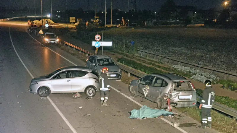 L'incidente avvenuto a Bassano Bresciano
