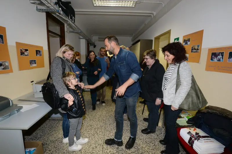 Fabio Volo al Centro non Vedenti