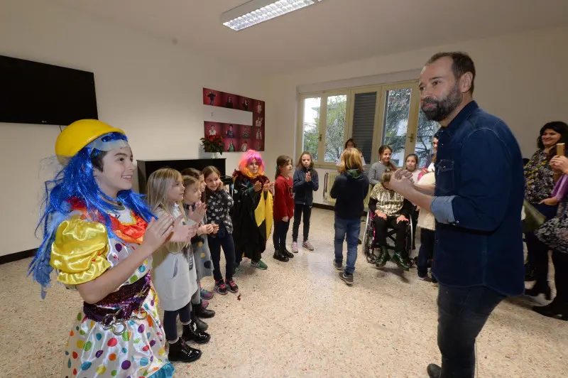 Fabio Volo al Centro non Vedenti