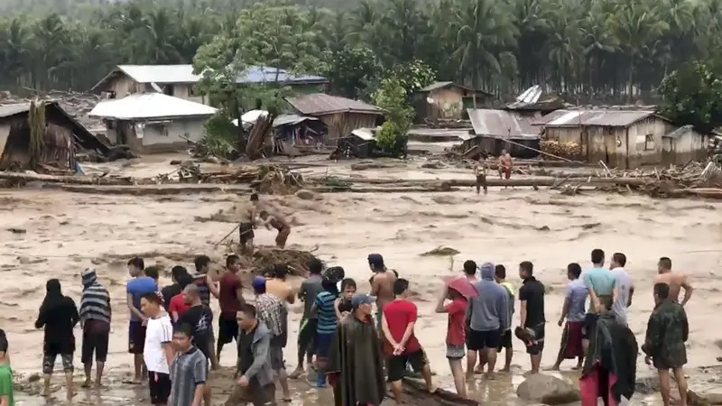 I danni della tempesta Tambin
