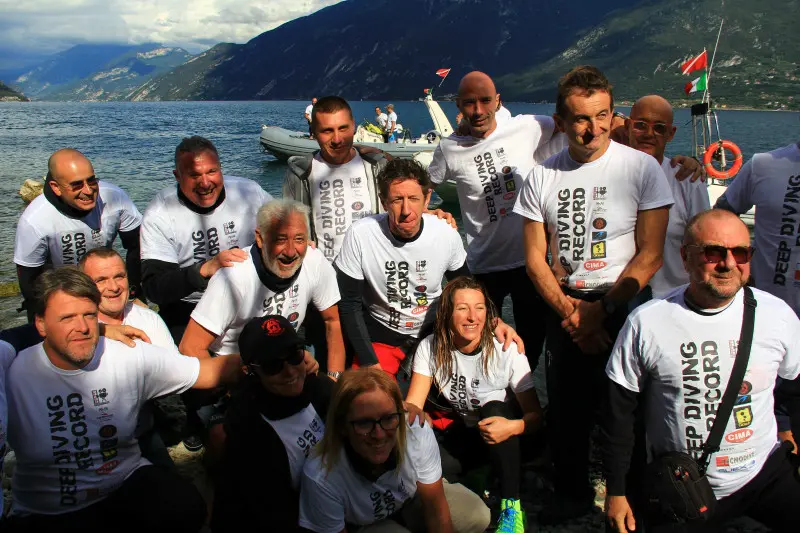 Luca Pedrali, nuovo record di profondità in immersione