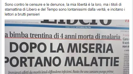 Il post di Enrico Mentana