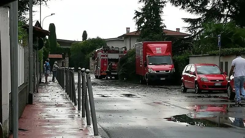 Rovato sferzata dal maltempo