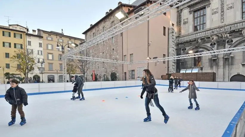 All’ombra della Loggia. La pista in largo Formentone, lo scorso anno