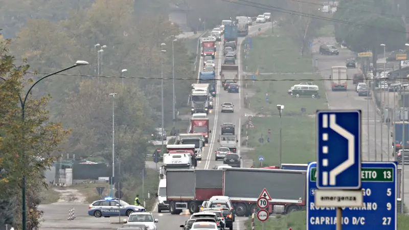 Ponte sul Mella, segnalato abbassamento