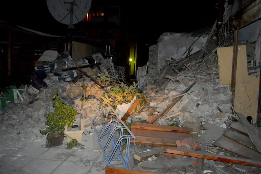 I danni causati dal terremoto a Kos