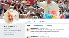 L'account italiano di Papa Francesco su Twitter