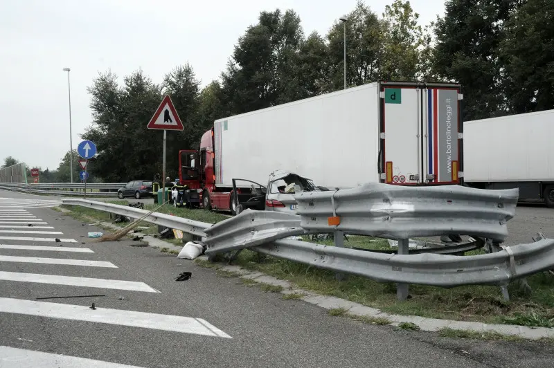 Tragedia in A21, muore una bimba di 3 anni