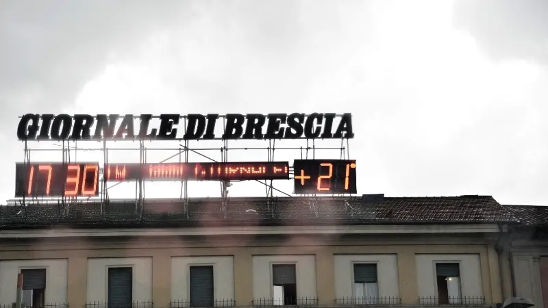 Temperatura in picchiata: 21°C
