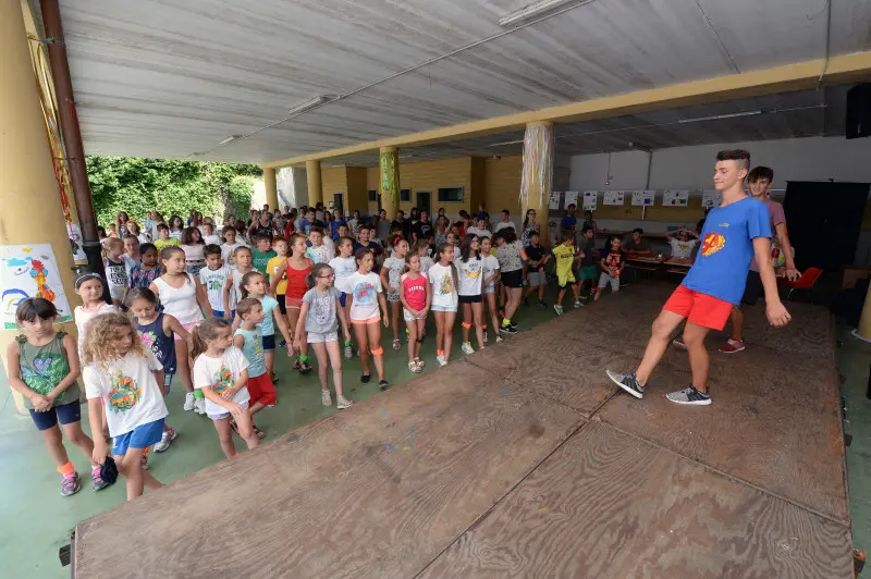 I ragazzi del grest di Breno