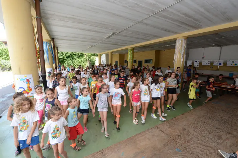 I ragazzi del grest di Breno