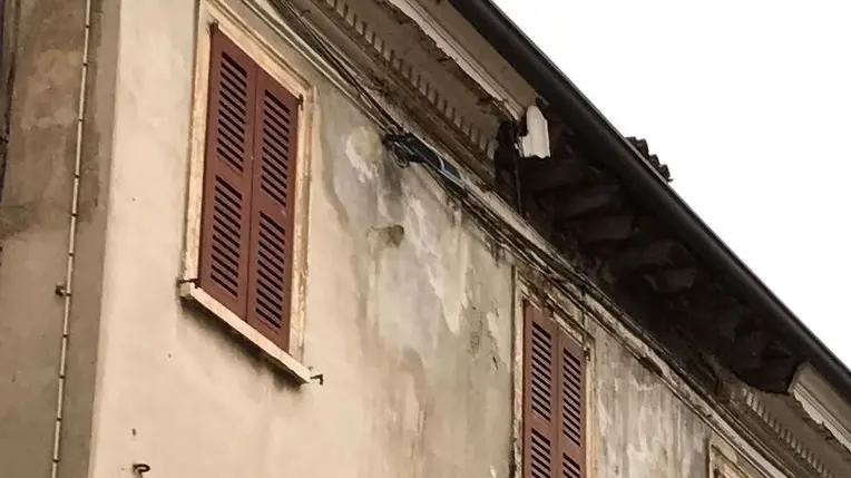 Cornicioni e alberi caduti: danni del maltempo