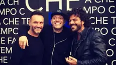 Nek, Max Pezzali e Francesco Renga insieme - Foto Instagram