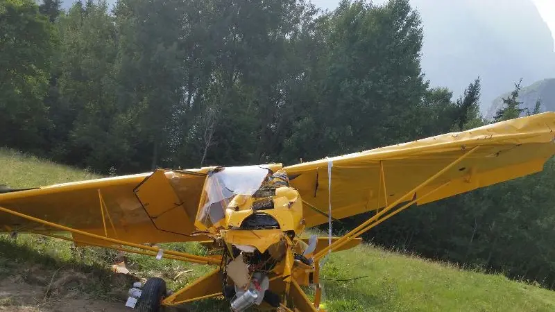 Ultraleggero precipitato, i soccorsi dopo l'incidente aereo