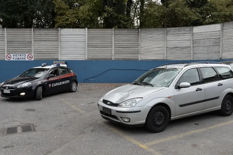 Puegnago, l'auto e il luogo del tragico incidente