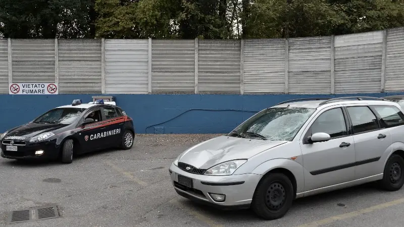 Puegnago, l'auto e il luogo del tragico incidente