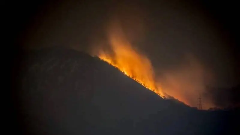 Incendio boschivo - © www.giornaledibrescia.it