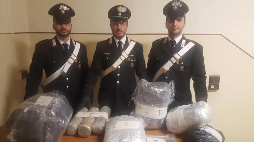 Il sequestro di droga dei carabinieri di Montichiari © www.giornaledibrescia.it