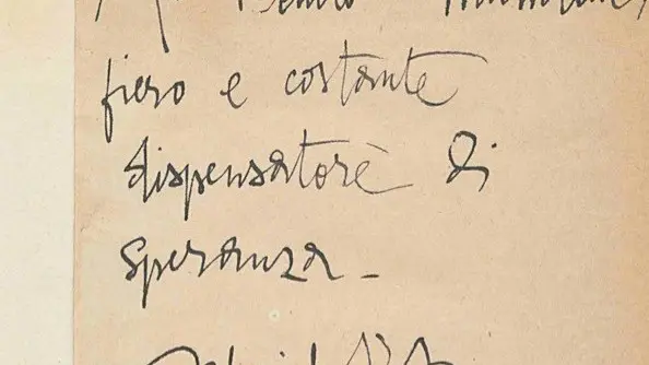 Un falso. L’autografo falso di Gabriele D’Annunzio