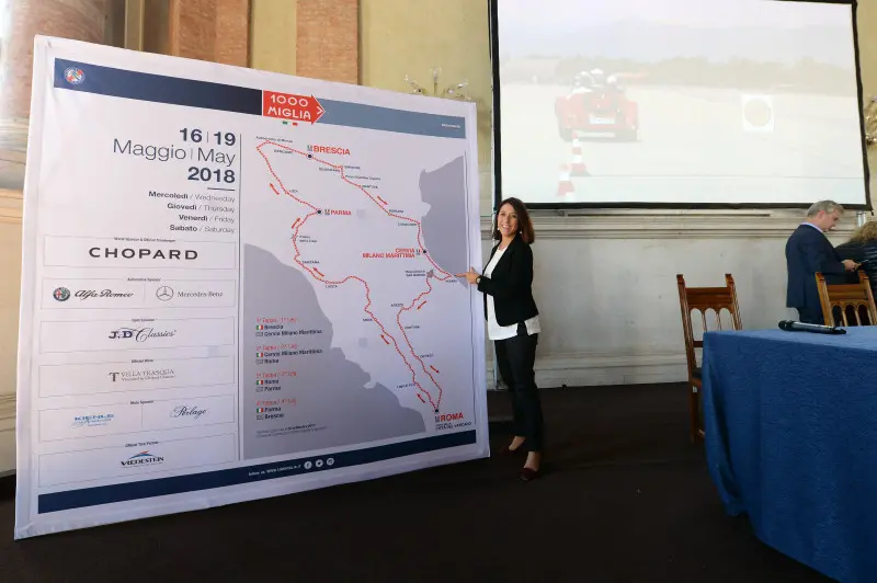 Mille miglia 2018, la presentazione