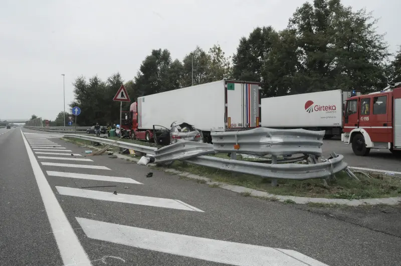 L'incidente in A21