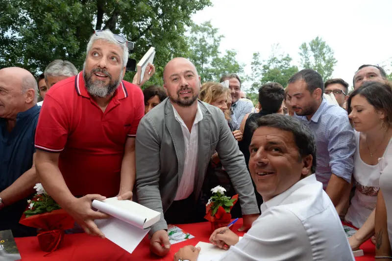 Renzi alla festa dell'Unità di Botticino