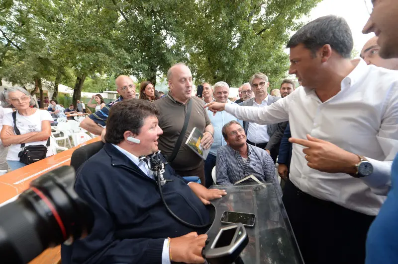 Renzi alla festa dell'Unità di Botticino