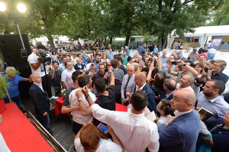 Renzi alla festa dell'Unità di Botticino