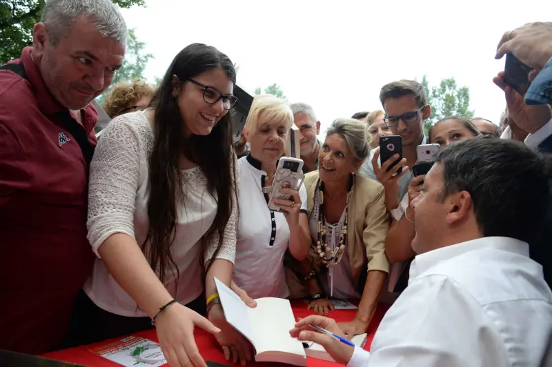 Renzi alla festa dell'Unità di Botticino