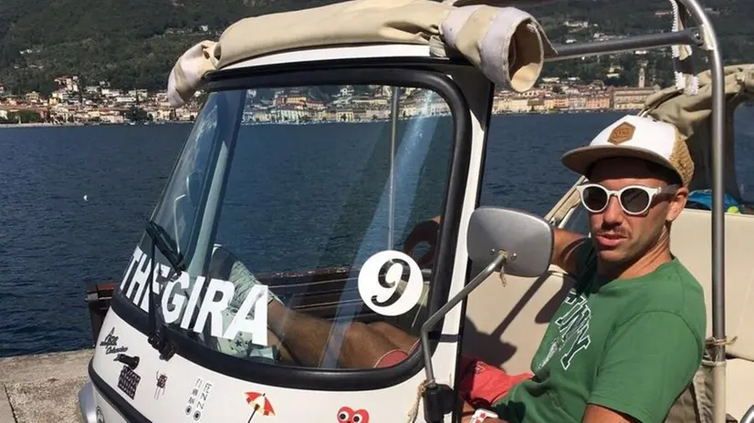 Su tre ruote: Claudio Sisti sull’Ape