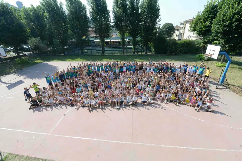 I ragazzi del grest di Montichiari