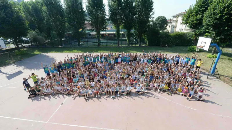 I ragazzi del grest di Montichiari