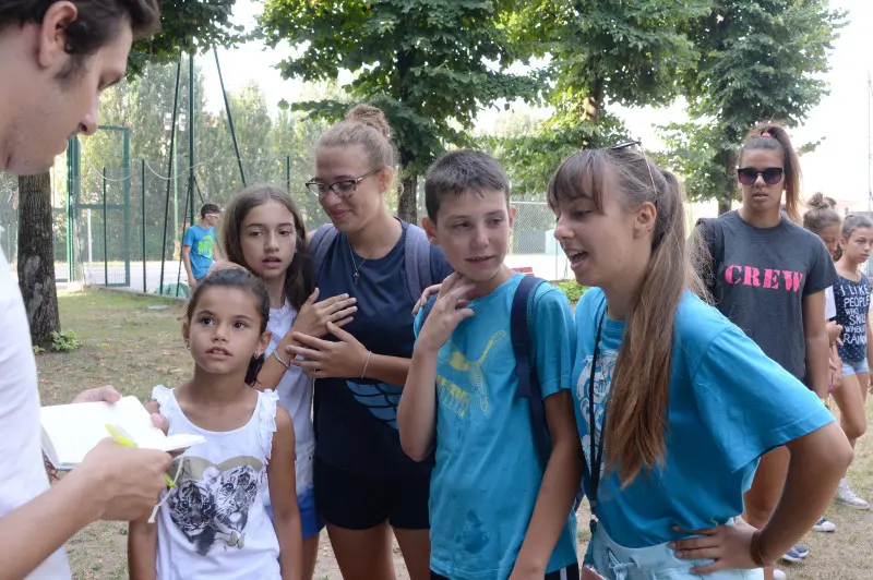 I ragazzi del grest di Montichiari