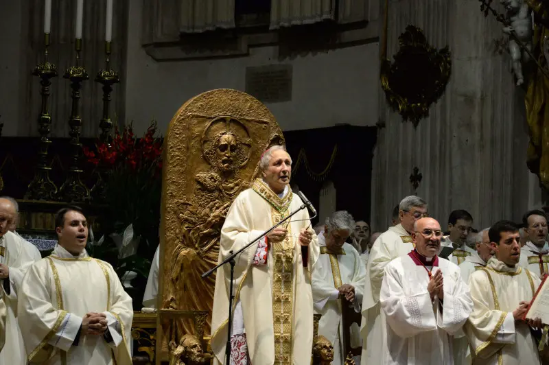 Il saluto del Vescovo Monari ai fedeli della diocesi