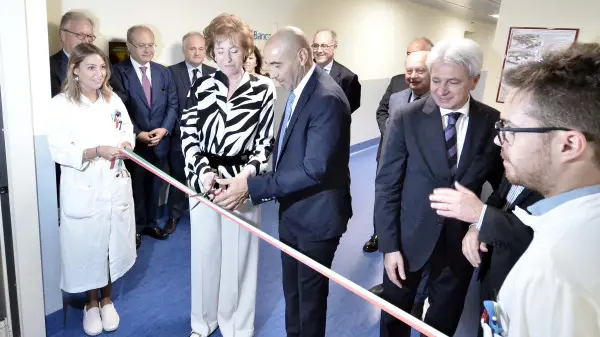 L'inaugurazione dei poliambulatori pediadrici