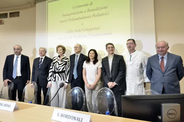 L'inaugurazione dei poliambulatori pediadrici