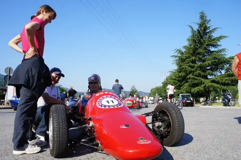 Il pilota lumezzanese Tagliani preparò anche le slitte a Villeneuve