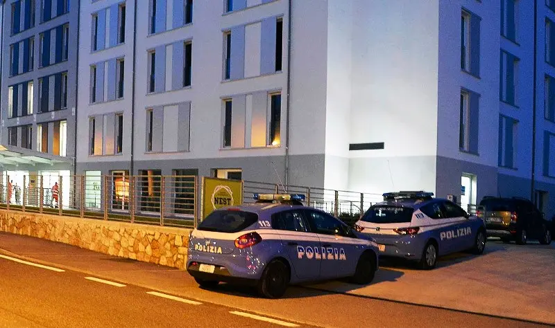 La Polizia al Nest, dopo la morte di Matteo Silini