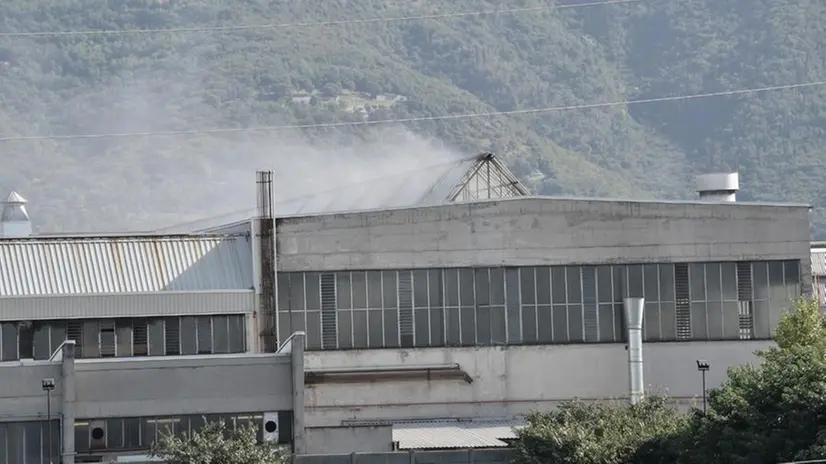 Incendio alla Eredi Gnutti