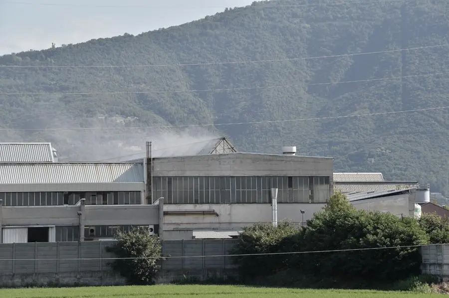 Incendio alla Eredi Gnutti